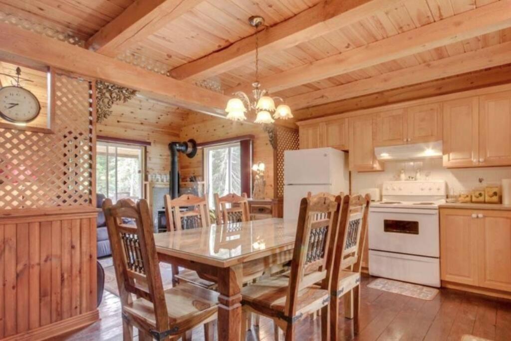 Chalet Riviere - Bord De Riviere - Romantique Saint-Alexis-des-Monts Eksteriør billede
