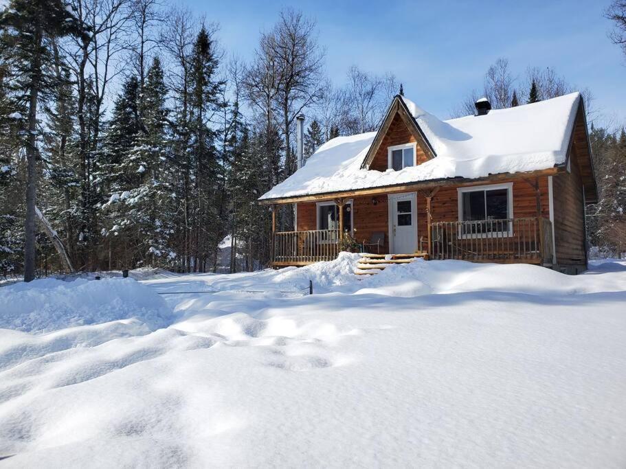 Chalet Riviere - Bord De Riviere - Romantique Saint-Alexis-des-Monts Eksteriør billede