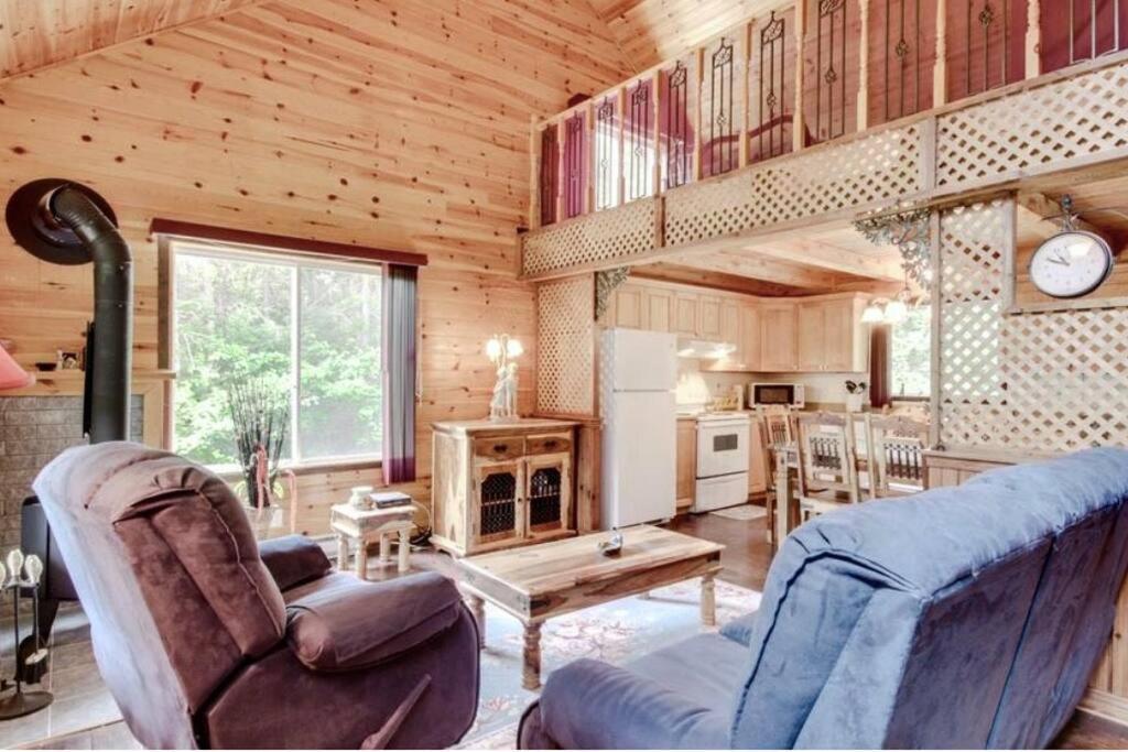 Chalet Riviere - Bord De Riviere - Romantique Saint-Alexis-des-Monts Eksteriør billede