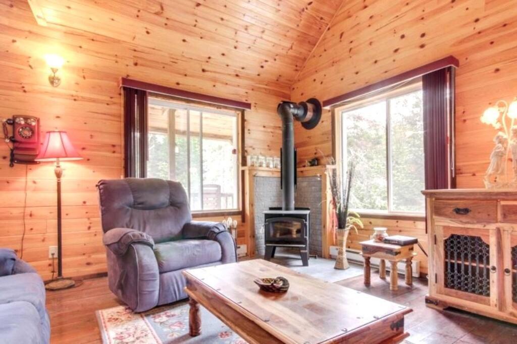Chalet Riviere - Bord De Riviere - Romantique Saint-Alexis-des-Monts Eksteriør billede